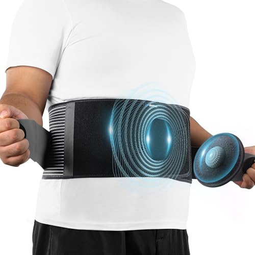 Fitomo Ceinture de hernie ombilicale et hernie ombilicale pour homme/femme - Ceinture ventrale 3D avec rembourrage de soutien réglable - Bandage ventral doux pour la peau pour le nombril