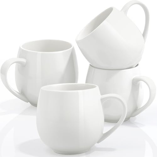 Loppdece 4 Stück Tasse Becher Keramik, Kaffeebecher Aus Keramik, 350 Ml