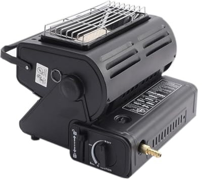 Outdoor Propane or Butane Dual Fuel Heater, Adjustable 2 in 1 Camping Space Heaters for Outdoor Camping Fishing Hunting