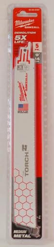 Hoja Sable THE TORCH™ 230mm 14Tpi - 5uds