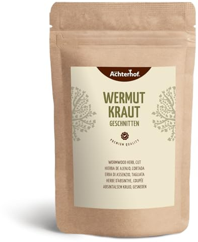 Wermutkraut geschnitten 500g | Bitterkraut | Wermutkraut-Tee | Wermut geschnitten als aromatisches Würzmittel oder Tee | vom Achterhof