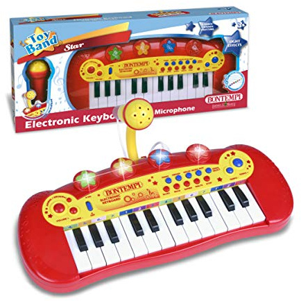 Bontempi 12 2931 - Tastiera 24 tasti con microfono