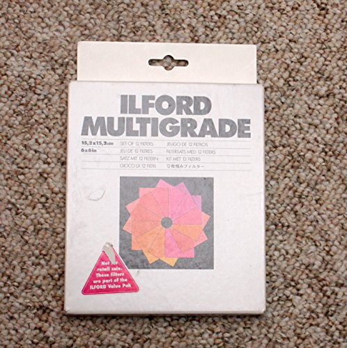 Ilford Multigrade – Pack von 12 Filter, 15.2 x 15.2 cm, weiß