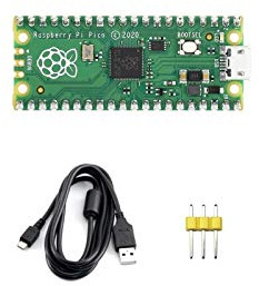 Ingcool Presoldado Raspberry Pi Pico Placa de Microcontrolador, Basada en Raspberry Pi RP2040 Chip, Procesador Arm Cortex M0+ de Doble Núcleo,133MHz, Compatible con C/C++/Python