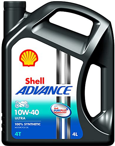Shell Advance 4T Ultra 10W-40, 4 Litre