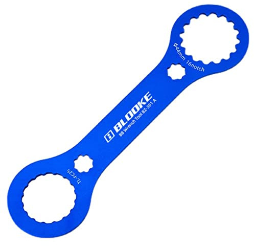 Amindz Fahrrad Schraubenschlüssel Kurbel Werkzeug,Innenlagerschlüssel aus Aluminiumlegierung,Fahrrad Innenlagerschlüssel Schlüssel,Kompatibel mit Shimano Hollowtech II