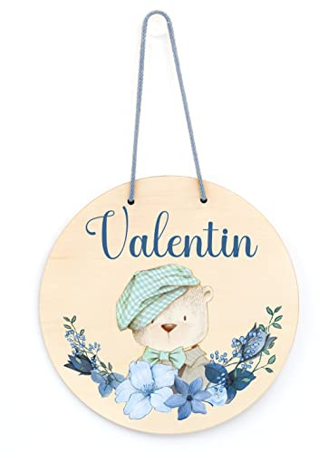 Personalisiertes Kinder Türschild/Wandschild mit Namen für Kinderzimmer - verschiedene Größen