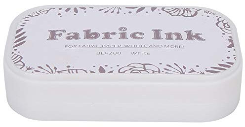 Farbiges Stempelkissen, Stempelkissen, Stempelkissen, Tintenschwamm, Kunststoff-Stil, Schwamm, Farbiges Stempelkissen, DIY-Zubehör für Stempel, Papiertuch (BD-280 Porzellan weiß)