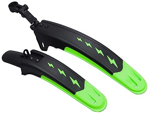 MEGHNA - Set di parafanghi universali per Bicicletta, 2 Pezzi, 24-29 Pollici, per Mountain Bike, Mountain Bike, Mountain Bike (Grün)
