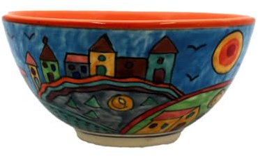 Gall&Zick Schalen Set/2, Müslischüssel handbemalt bunt
