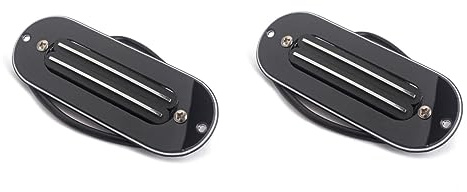 Toyvian 2stücke Akustik-gitarre Pickup Doppelspulen Tonabnehmer Für Folk Und Western Gitarre Installieren Mit Langlebiger Kupferwicklung Und Spezieller Montagebasis