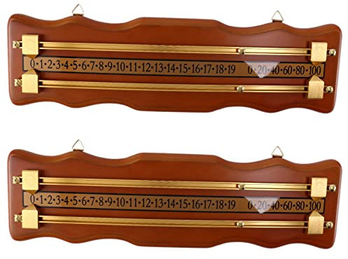 TsoLay 2 x Billard-Anzeigetafel, Snooker-Spiel, Punktezähler, Berechnungszahlenwerkzeuge, Billiarddichteboard, Integrator