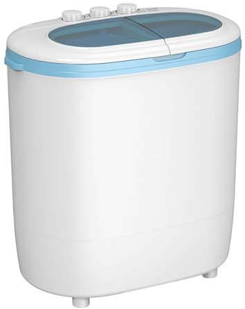 TT-YEC Lavatrice Per Scarpe Semiautomatica Per Uso Domestico A Doppio Tubo, Mini Lavatrice, Centrifuga Per Lavatrice Portatile, Funzione Di Temporizzazione E Pompa Di Scarico