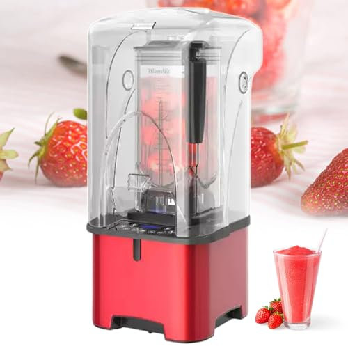 pealiritansemen 2200 W Electric Blender Smoothie Maker, Commercial Food Jug Blender With 2.2 L Container, 8 Adjustment Speed + 5 Min Timer + Self-Cleaning, For Smoothies/Shakes/Fruit/Vegetable Juice