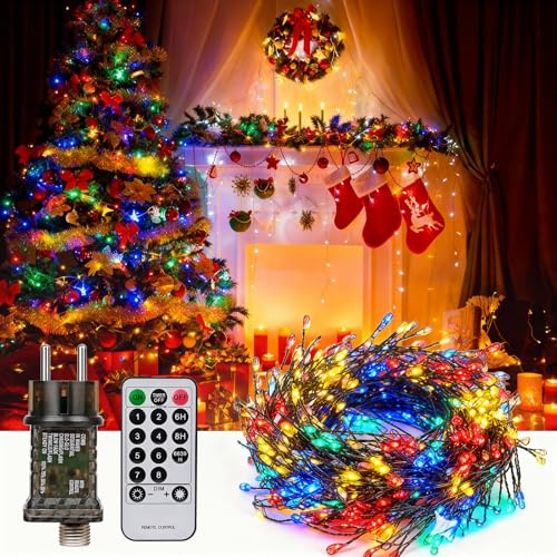 Diealles Shine Luci a LED per Interni, 5M 300LED Luci Decorative Interno, Colorato Luci Albero di Natale per Decorazioni Natalizie