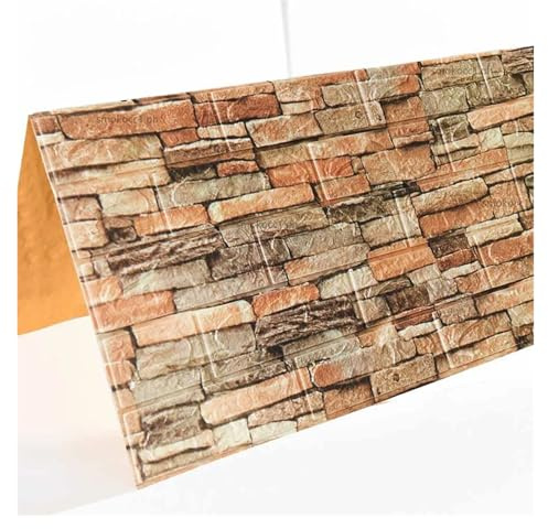 FonHNDG Tapet 1-30 st 77 x 70/35 x 30 cm 3D väggklistermärke imitation tegel sovrum heminredning vattentät självhäftande gör-det-själv tapet för vardagsrum (vit, 20 st – 35 cm x 30 cm)