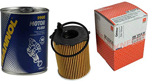 Original MAHLE/KNECHT Ölfilter OX 171/2D + SCT Motor Flush Motorspülung