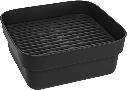 Brabantia Cuenco de Lavado con Bandeja de Drenaje, Gris Oscuro, talla única