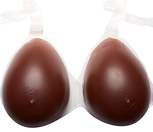 JuZi Store Silicone Seins Faux Seins Prothèse Faux Seins, Poitrine en Silicone Réaliste Strap Faux Seins pour Mastectomie, Renforceur De Buste avec des Bretelles Réglables (Color : Black, Taille : C)