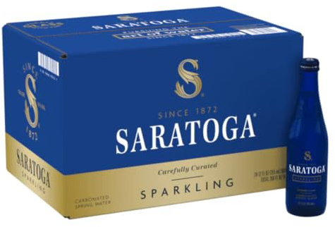 Saratoga Spring Water Sparkling Spring Water 24pk, 12 FZ