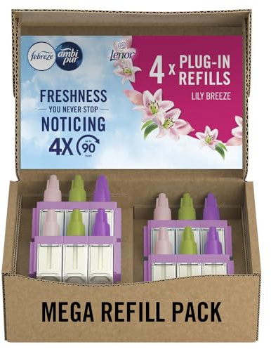 Febreze 3Volution Air Freshener Plug-in Refill Lily Breeze 4x20ML