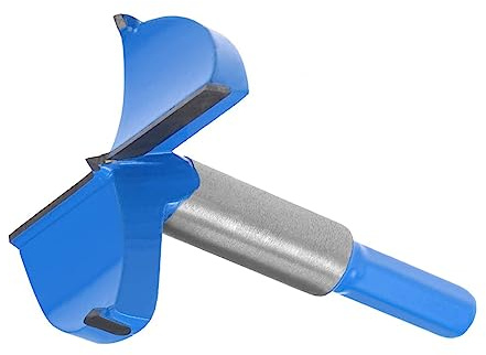 LEPEVNEY 60 MM Forstner Drill Bits Woodworking Forstner Drill Bit - Tungsten Carbide Wood Hole Saw Auger Hinged Hole Opener Drilling and Boring 1 PCS