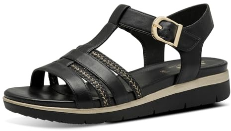 Jana dam Jana Damen Flache Sandale VeganPlatt sandal