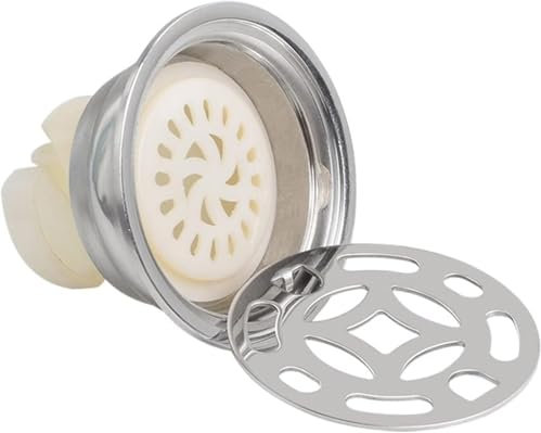Geteilter Wandflansch, runde Rosettenplatte, 1 Stück 304 Edelstahl 6,2 cm runder Bodenablauf-Toiletten-Deodorant-Abdeckung