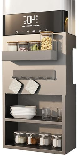 WIGING Pipe Coverings, Metal Magnetic Bathroom Pipe Hider, Meter Box Wall-Mounted Boiler, Kitchen Gas Pipeline Cover With Storage Kit For Garage Office Craft Room(35x20x60cm)