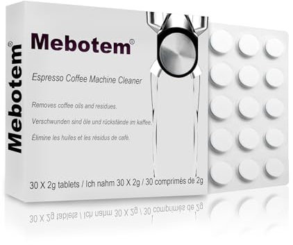 Mebotem - Cleaner Sage - Espresso Cleaning Tablets - Removes Coffee Oils & Residues from all Sage Espresso Machines, 30 Count