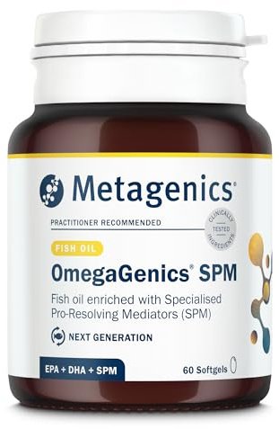 Metagenics OmegaGenics SPM Capsules - Fish Oil with Specialised Pro-Resolving Mediators - 60 Capsules