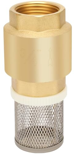 3/4 Pollice Filettatura Interna Ottone Valvole A Piedi Valvole In Ottone Con Setaccio Valvole Per Tubi Acqua Pompe Ottone Valvole Con Filtro a Maglia