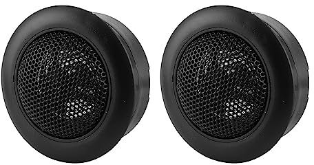 RASTKY Tweeter para Automóvil Pequeño Reproductor de Música de Audio de 120 W Resistente Al Calor de Alta Potencia de 2 K ~ 22 KHz, Negro, 2 Parlantes con Fácil Instalación, Escena aplicable: