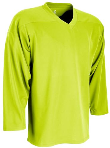 CHAMPRO Faceoff polyester hockeytröja, Optisk gul, XXL