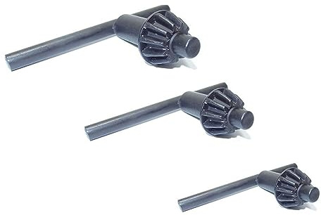 Bohrfutter Schlüssel Ersatz, 3 Stück Bohrfutterschlüssel Bohrmaschine Spannschlüssel Set Zubehör für Elektrobohrer Bohrer Spannwerkzeug [16mm+13mm+10mm]