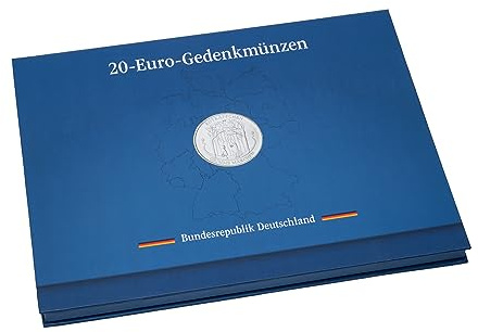 Leuchtturm 361752 Münzkassette für 20 dt. 20-Euro-Gedenkmünzen in Kapseln - ohne Münzen und Kapseln