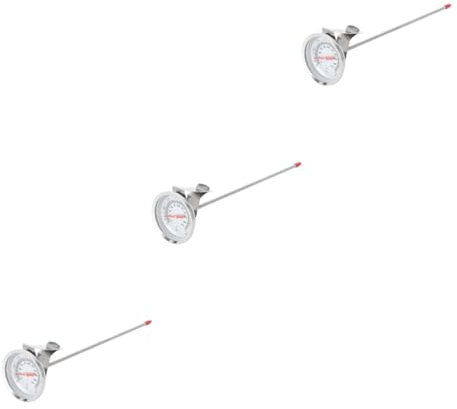 TOPBATHY 3stücke Grillthermometer Hochpräzises Bbq Zubehör Mit Doppeltem Metallsonde Für Perfektes Grillen Und Hitzebeständig Und Langlebig