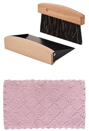 1 Dustpan Set, 1 Rag, Shovel And Broom Set, Hand Brush And Shovel, Table Sweeping Set, Mini Dustpan, Hand Broom And Shovel