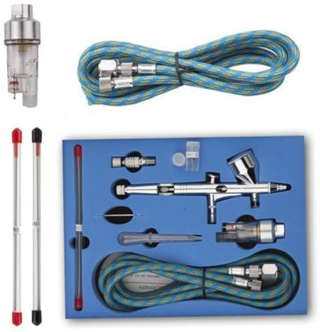 NUOBESTY Tragbares Airbrush-Kompressor-Set Mini-Airbrush-Kompressor Für Nagelkunst Kuchendekoration Designmalerei