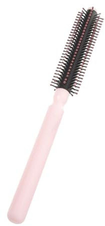 BELLIFFY Brosse à Cheveux Ronde Mini pour Brushing Cheveux Courts Brosse à Friser à Rouleau Plastique Accessoire de Voyage pour Femme Garçon et Filles Coiffage Frange et Séchage