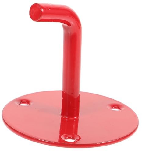 Balacoo Soporte Extintor de Hierro Rojo para Pared, 2-9kg, Resistente y Antióxido, Instalación Simple, Adecuado para Armarios y Trabajo