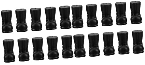 MAGICLULU 20pcs Nordic Christmas Decorations Santa Claus Boots Xmas Party Supplies Christmas Decorative Shoes