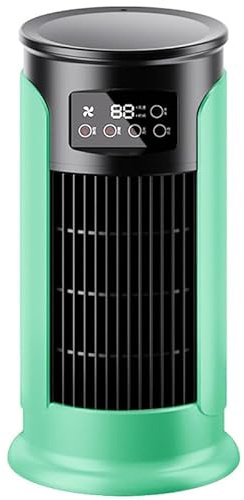 Portable Air Conditioner with Auto Oscillation,Powerful Cooling Portable AC Unit, Removable Water Tank,Ice Boxes, Remote Control, Touch Display, Air Cooler For Home(Teal)