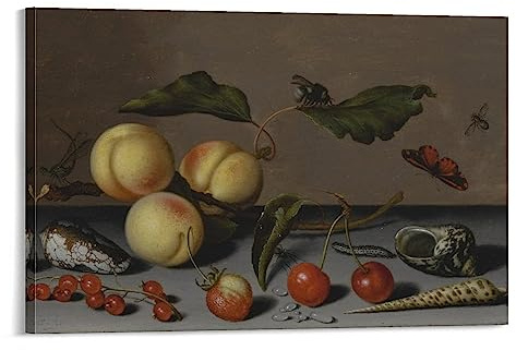 MHART Balthasar Van Der Ast Art Print Poster Poster Decorative Painting Canvas Wall Art Living Room Posters Bedroom Painting 16x24inch(40x60cm)
