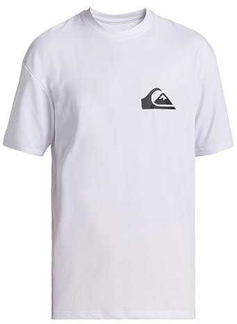 Quiksilver Everyday Surf - Kurzärmliges Surf-T-Shirt mit UPF 50 für Jungen 8-16 Weiß