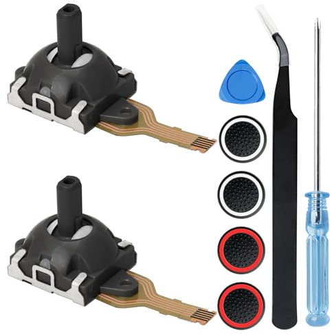 Sedicoca 2 Pack Hall Joystick Replacement for ROG Ally, Compatible with ASUS ROG Ally & GPD WIN3 Handheld, Analog Stick Transducer Drift Repair Kit