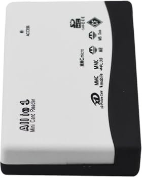 USB 2.0 Multi-Card Reader - Design USB Card Reader | Compact Flash Card Reader, Card Reader For Camera Plug And Play, For Laptops