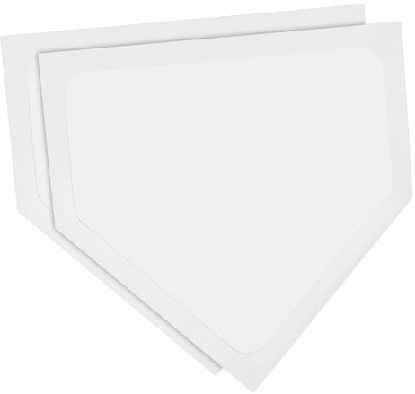 KITANDOVE 2pcs Baseball Pitcher Training Board Softball Home Plates Baseball Ground Markers Training Supplies