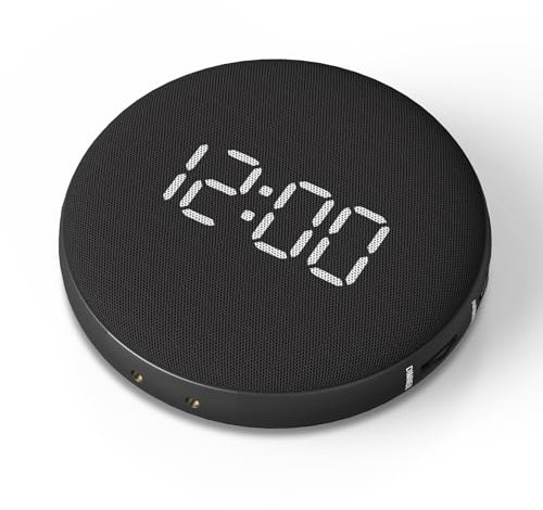 REACHER Loud Alarm Clock for Heavy Sleepers - Vibrating Bed Shaker Digital Alarm Clock for Deaf, Kids, Seniors - Battery Operated for Travel with & LED Display