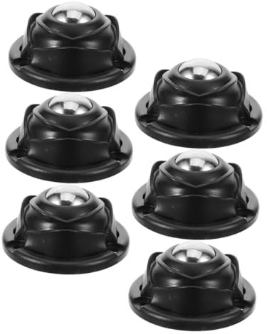 Cabilock 6piezas Ruedas Adhesivas Ruedas Para Muebles Autoadhesivas Para Electrodomésticos y Muebles Función Giratoria Para Cocina y Salón